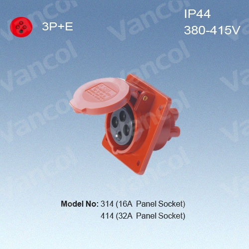 16A/32A Panel Socket