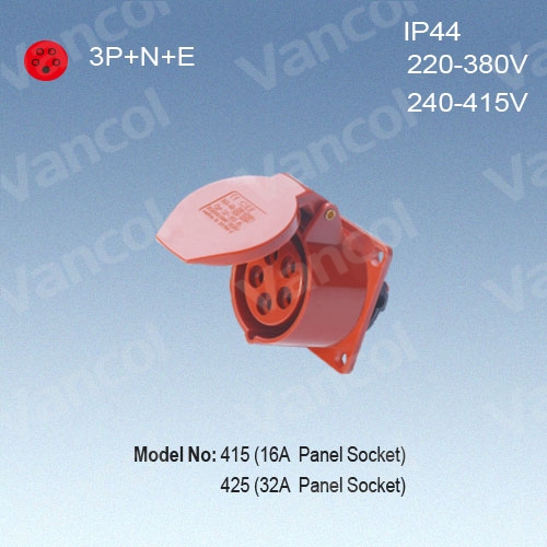 16A/32A Panel Socket