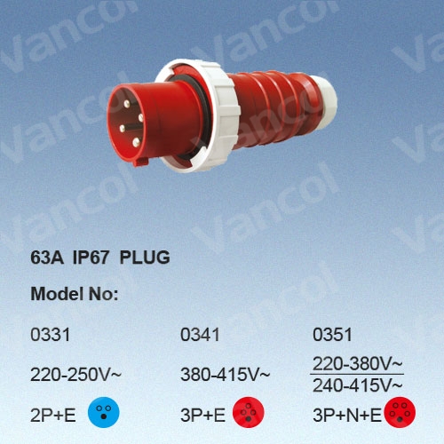 63A IP67 PLUG